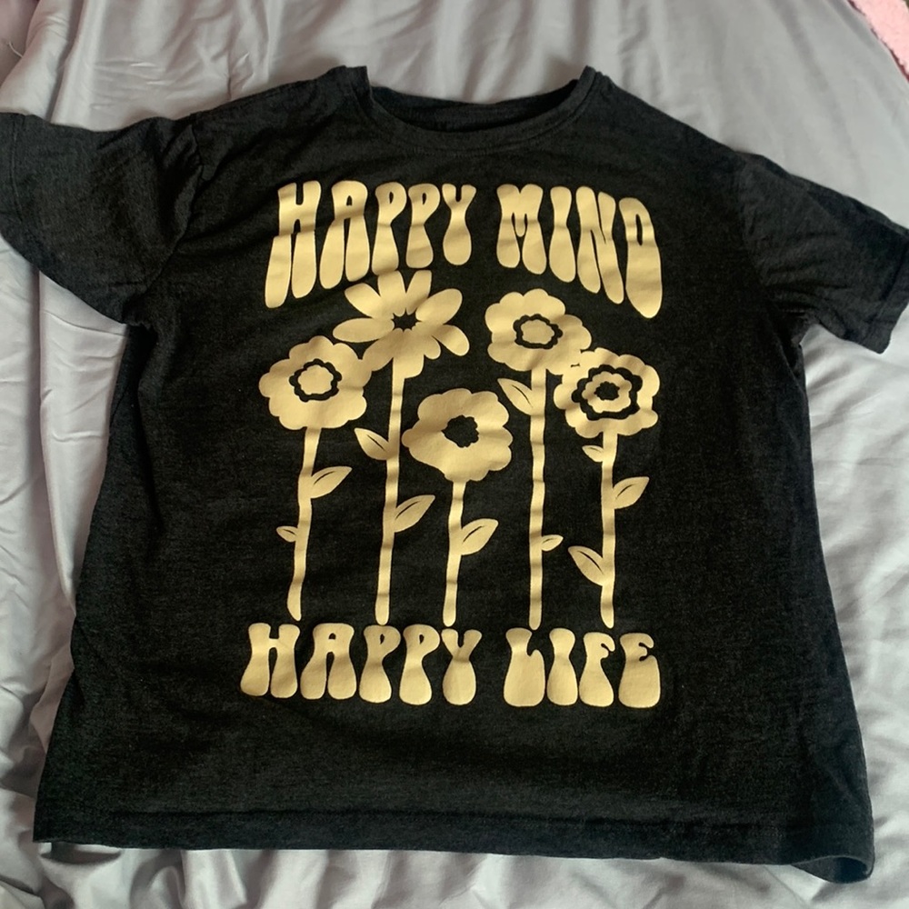 Small happy mind happy life t-shirt